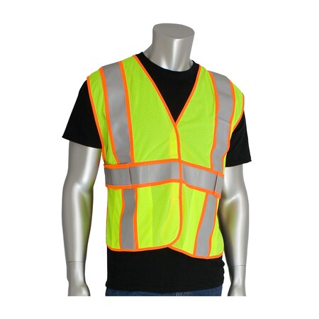 Pip ANSI Type R Class 2 Two-Tone Expandable FR Treated Mesh Vest 305-USV5FRLY